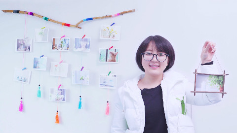 東西物语 | 创意家装 - 枯树枝照片墙